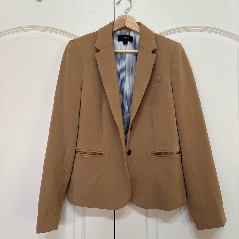 J. Crew Women's Tan Blazer Medium